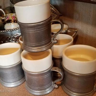 Pewter & Ceramic Mugs