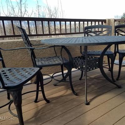 Table & 4 Chairs Patio Set