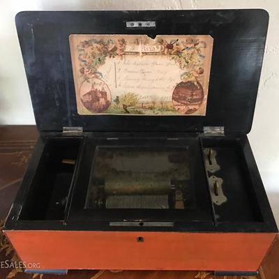 Antique Swiss music box