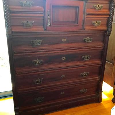 Eastlake chest of drawers