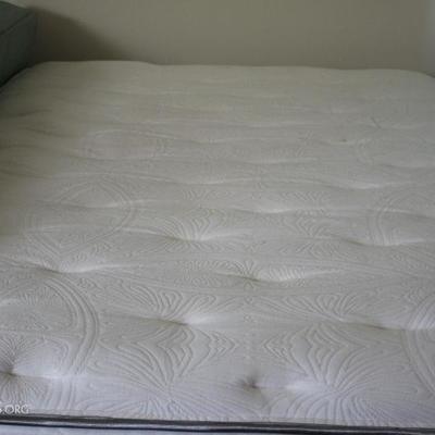 Queen Bed frame with Beautyrest mattress (like new)