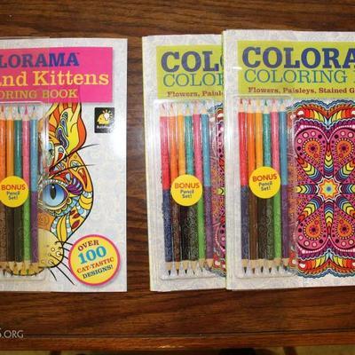 Adult coloring books (new)