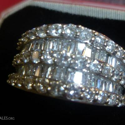 18K diamond ring 2.25cts.