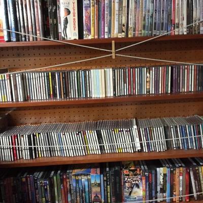 Movies... CD's. 