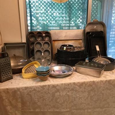 Vintage pots and pans 