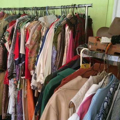 LOTS of vintage clothing!