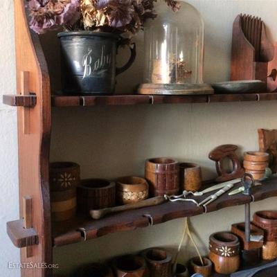 Curio shelf with some interesting bits