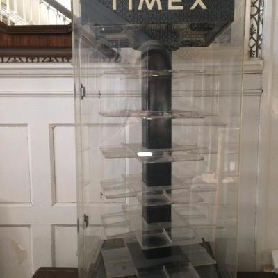 Sweet vintage Timex watch display