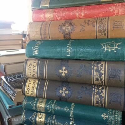 Massive collection of rare and early editions of the works of Louisa May Alcott!