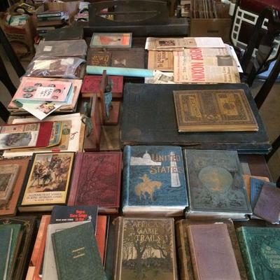 Peek at some of the more rare and antiquarian books in this collection - subjects include: game hunting with Theodore Roosevelt, very...