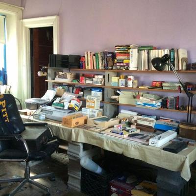 Lots of vintage office supplies!