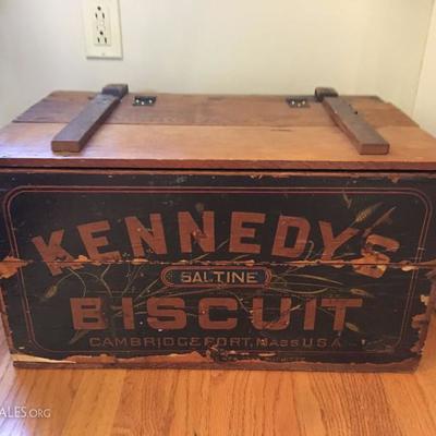 Kennedy Biscuits Antique Advertising Crate 