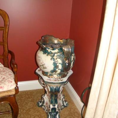 decorative antique floor vase 