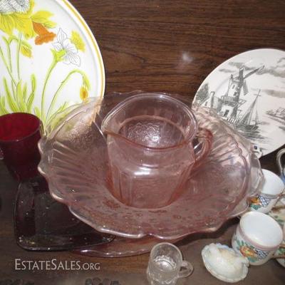 Tons of Depression Glass
