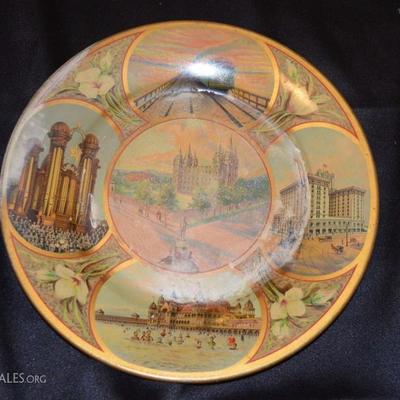 1911 Salt Lake City souvenir plate