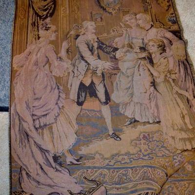Large antique French tapestry