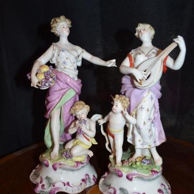 18th century Ludwigsburg porcelain figurines 