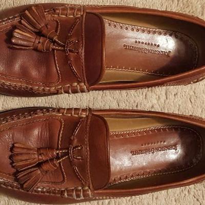 Johnston & Murphy Leather Tassel Loafers size 10
