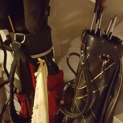 Golf Clubs, two sets