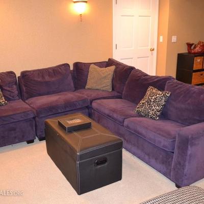 Mitchell Gold sectional sleeper sofa