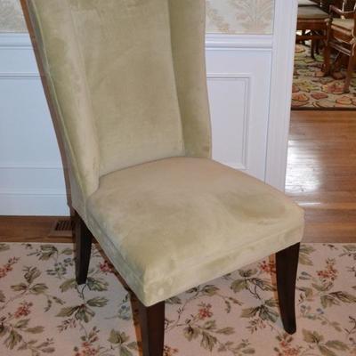 Set of 8 Mitchell Gold dining chairs (6 side chairs and 2 armchairs)