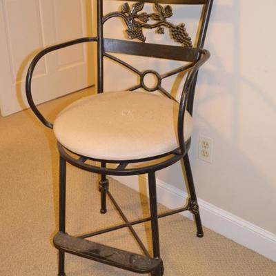 One of two barstools