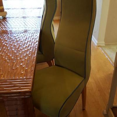 Custom chairs to the dining room set