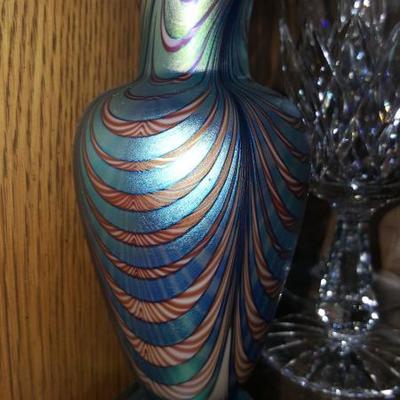 Richard Satava Glass Artisan Vase