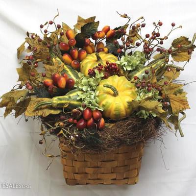 Wall Hanging Harvest Basket