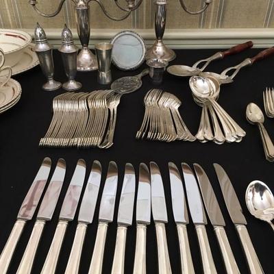 Towle Chippendale Sterling Flatware, 89 Pieces