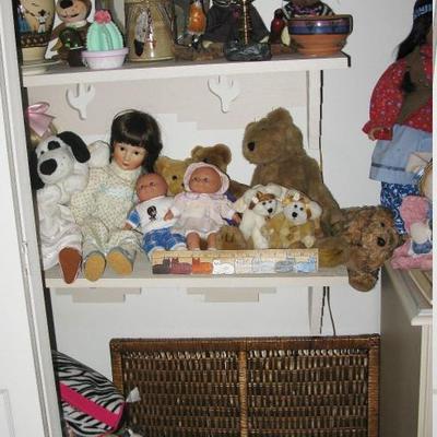southwest theme porcelain dolls, toys and more