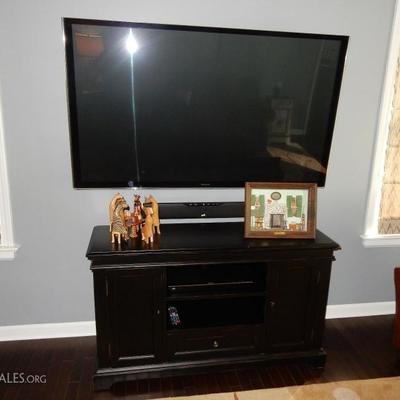 64 inch Panasonic smart tv   also Polk sound bar and sub woofer and blue ray player sold separatly