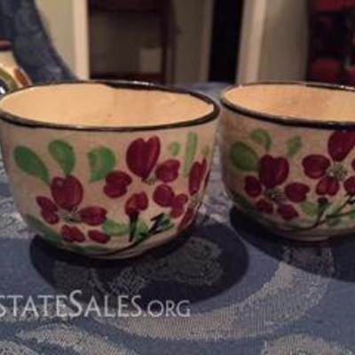 vintage japanese tea cups