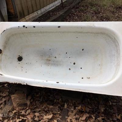 several old bath tubs good water troughs