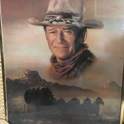 John Wayne print