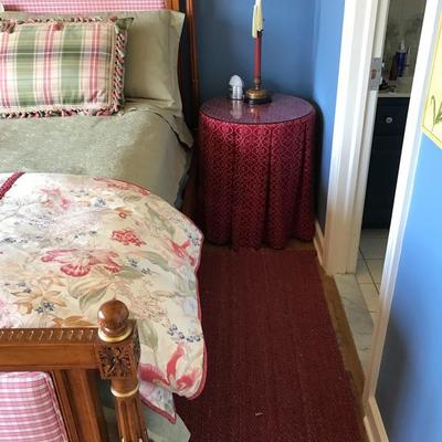 Beautiful Capel Rug and Custom Made Bedspread