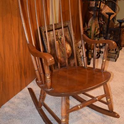 Antique rocking chair L. Hitchcock, Hitchcocks-ville, Conn