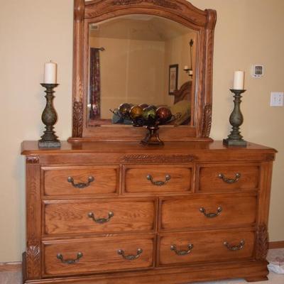 7 drawer dresser with mirror 