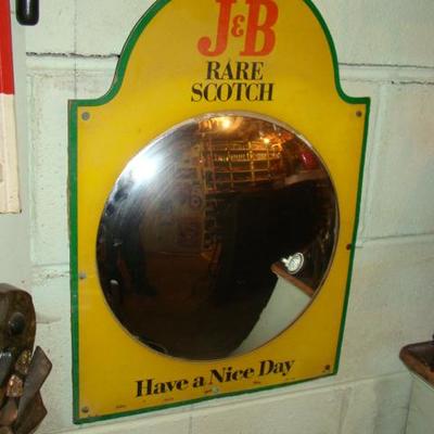 j&b rare scotch sign 