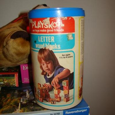 vintage playskool letter alphabet