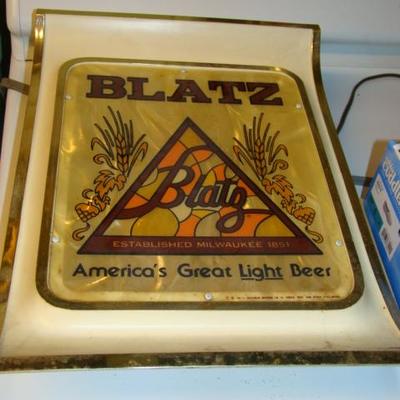 blatz beer sign 