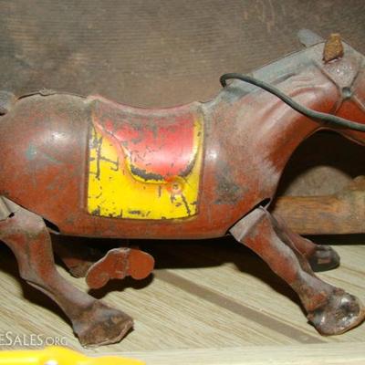 vintage toys horse 