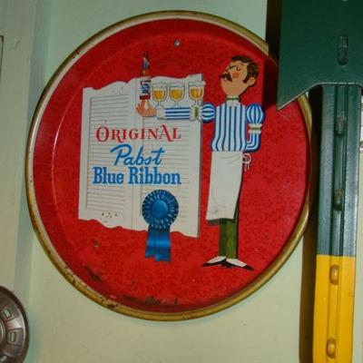 pabst blue ribbon wall sign 