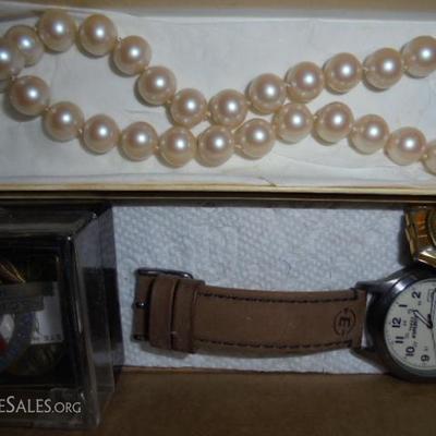 Pearls and Watch