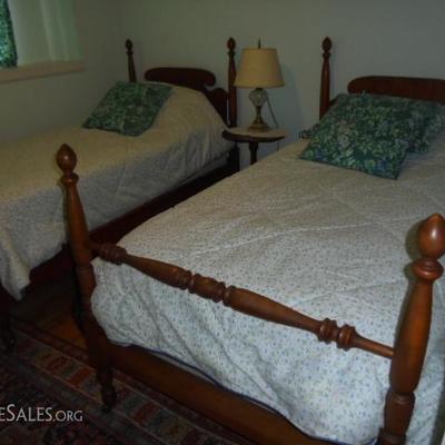 Set of Antique Twin Beds