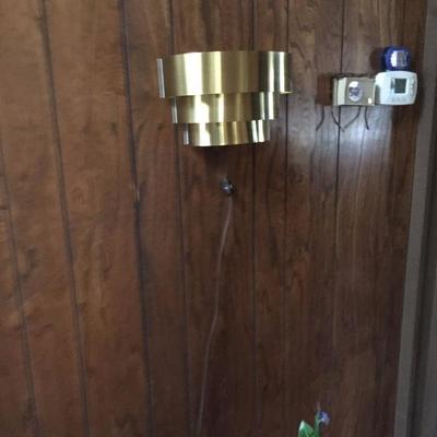 GREAT MCM Brass Wall Sconces