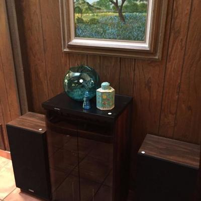 Stereo cabinet and some vintage Fisher speakers
