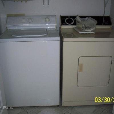 GE Washer , Whirlpool Dryer