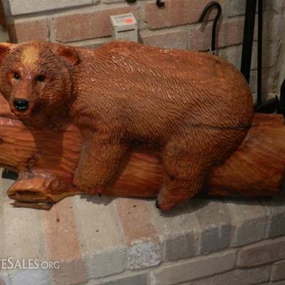 Don Rutledge carved bear
