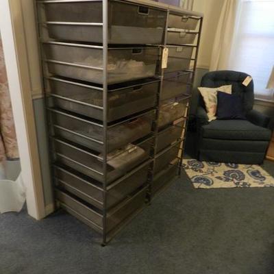 Elfa (Container Store) drawer units